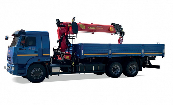 Бортовой автомобиль с КМУ ИТ150 на шасси KAMAZ-65117 (659000-0000380-21)