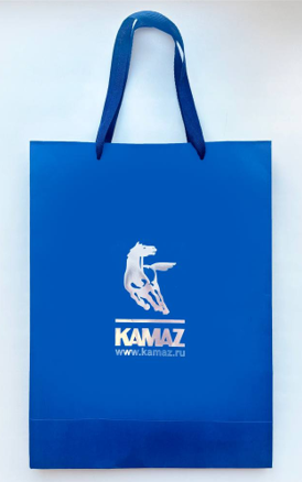 Пакет бумажный KAMAZ 30х45х12 см