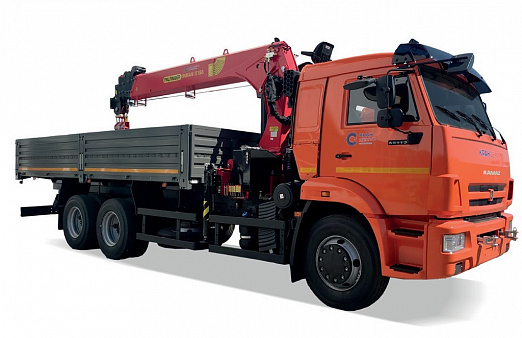 Бортовой автомобиль с КМУ ИТ150 на шасси KAMAZ-65115 (659000-0001110-23)
