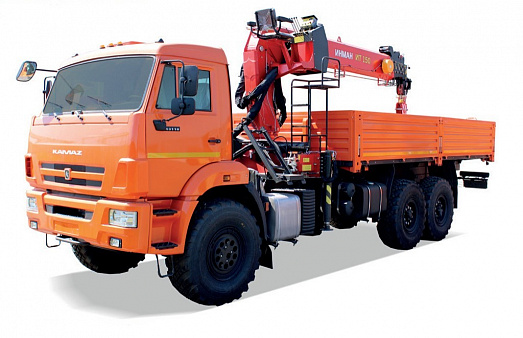 Бортовой автомобиль с КМУ ИТ150 на шасси KAMAZ-43118 (659100-0000368-91)
