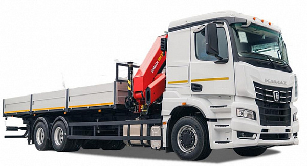 Бортовой автомобиль с КМУ ИНМАН ИМ 320С на шасси KAMAZ-65658 (мод.759100)